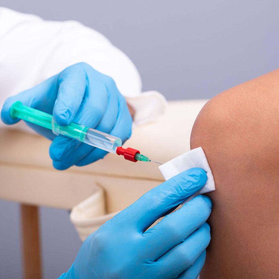 Prise en charge de l'arthrose par injection de cortisone (infiltration corticoïde)